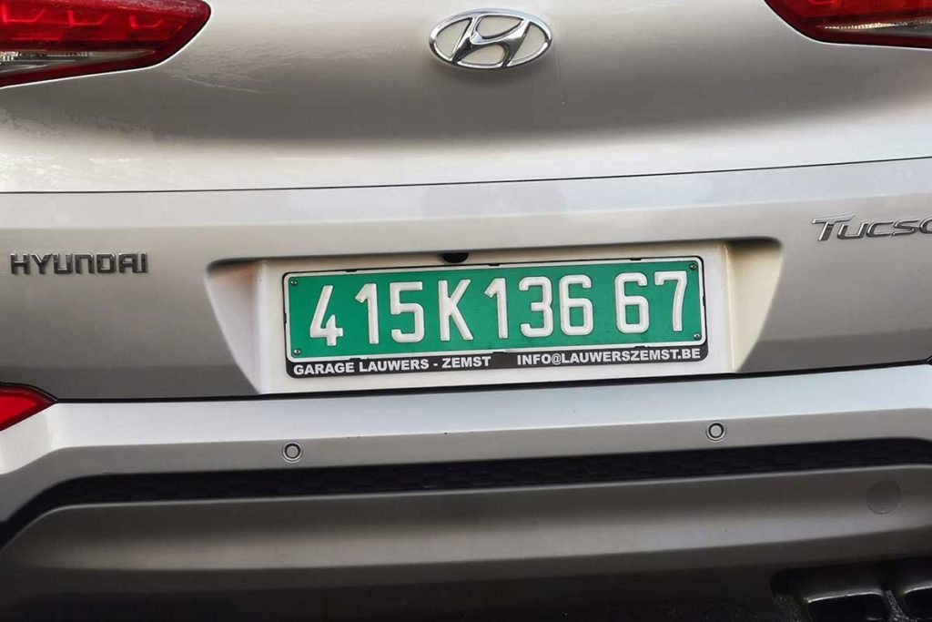 Qu'estce qu'une plaque d'immatriculation verte