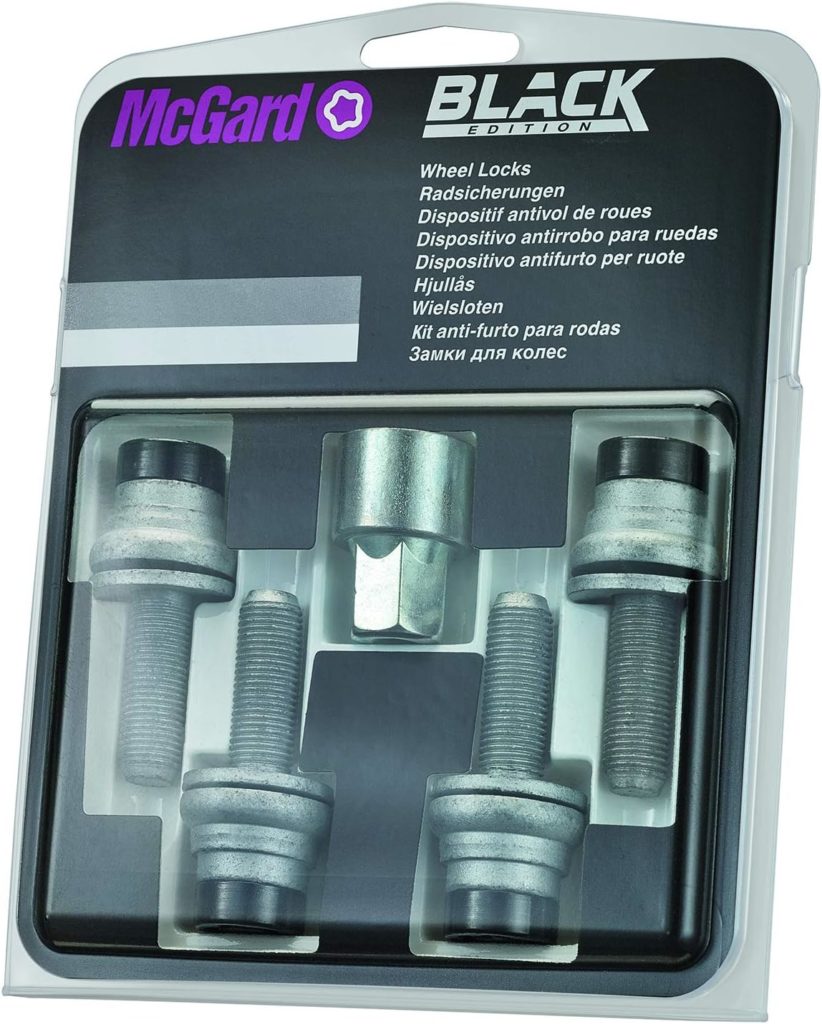 Mopar Boulons Antivol Pour Jantes - Kit 4 Pièces Avec Clé - Protection Origine Fiat Et Lancia