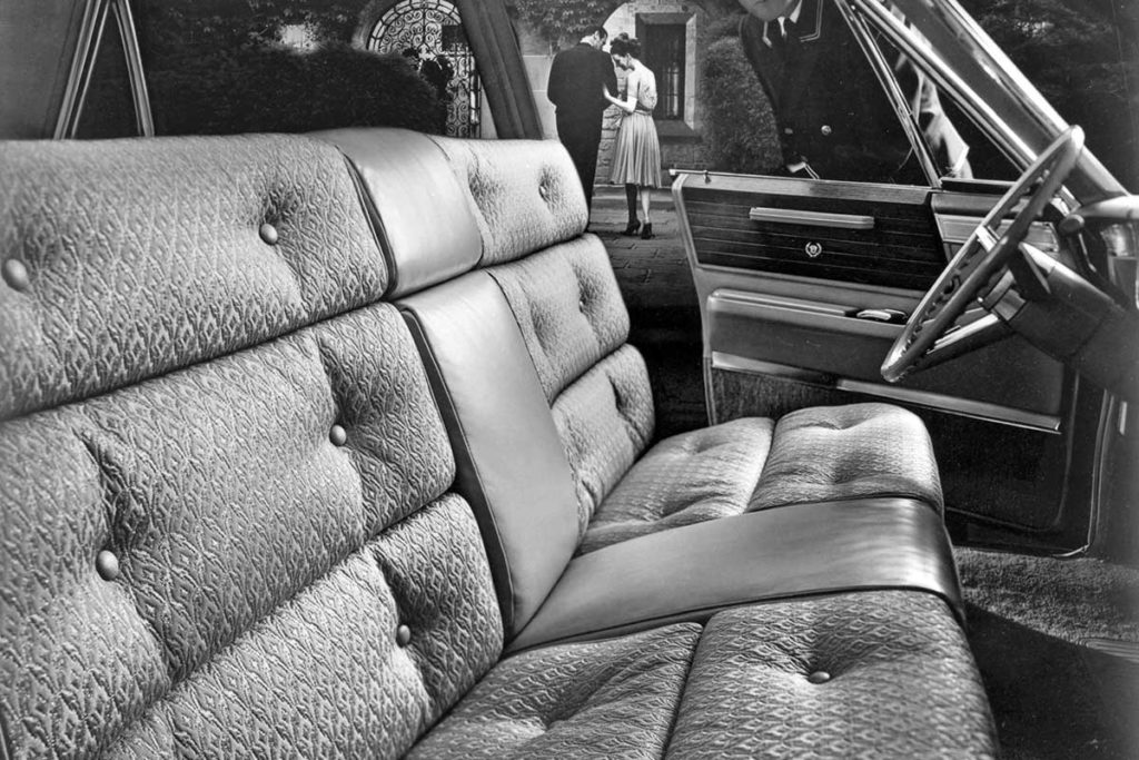 Intérieur de la Cadillac Fleetwood