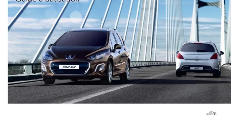 Guide d’utilisation de la Peugeot 308 I, phase 2 (Notice)