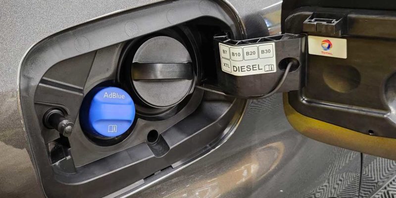 Capacité du réservoir d’AdBlue sur la Peugeot 308