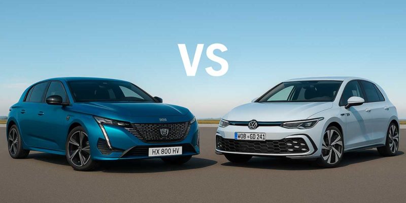 Volkswagen Golf ou Peugeot 308 : quelle compacte choisir en 2025 ?